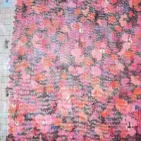 Metallic Yarn Cut-out Chiffon Crinkle Digital#9177