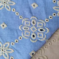 Cationic Polyester Double-faced Twill Cotton Yarn Embroidery
